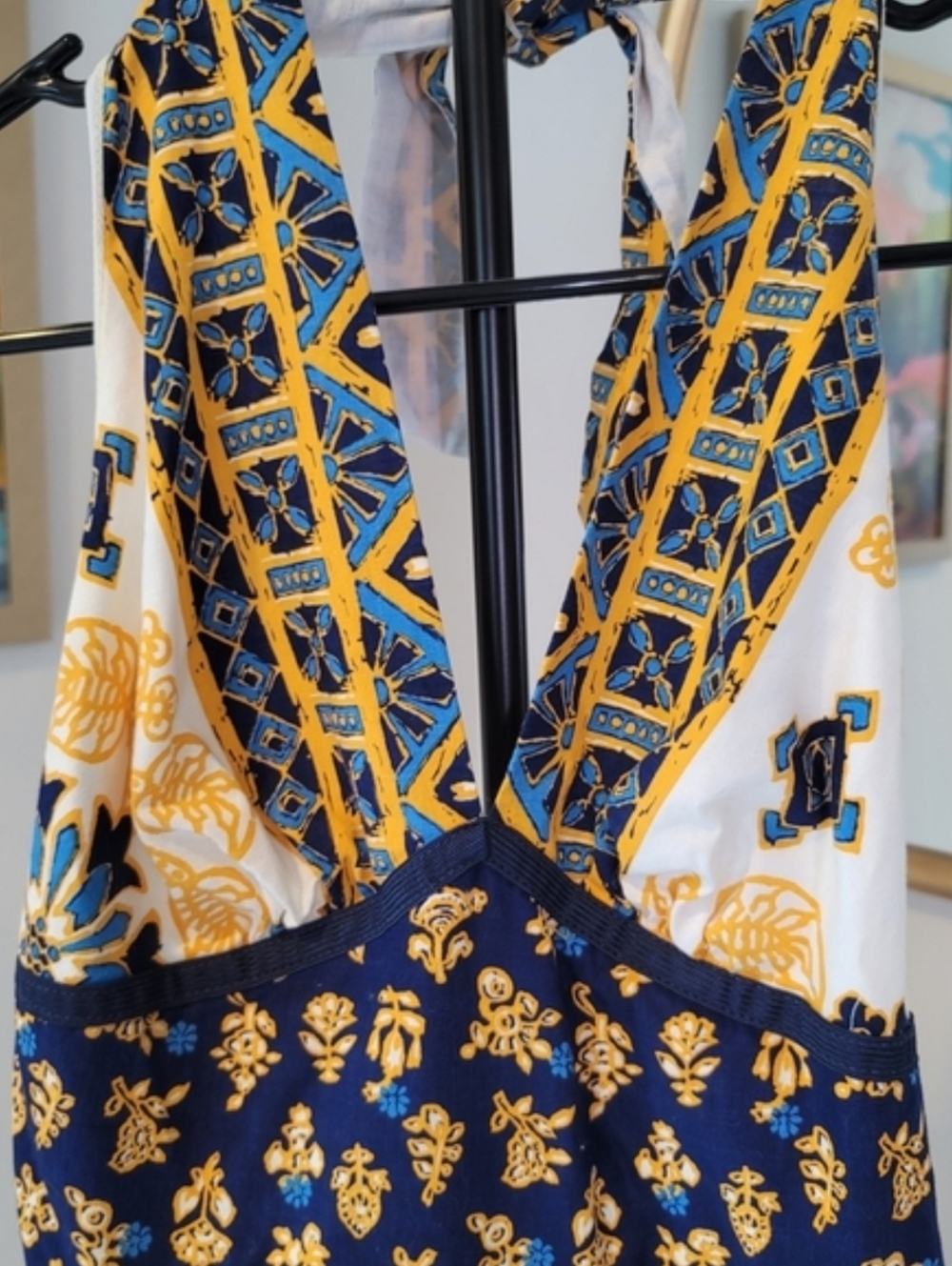 Vintage 1970's Lanz Originals Halter Sundress Size S - Picture 10 of 10